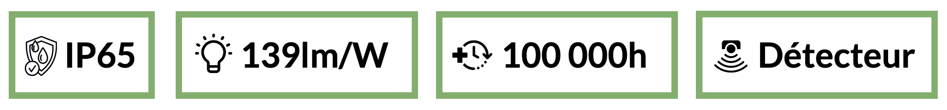 Caractéristiques projecteur solaire Silumen